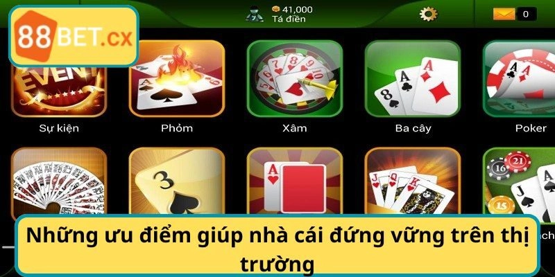 Giới thiệu 88BET cùng danh sách game đa dạng